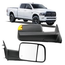 Mirror Compatible with 2009-2018 Dodge Ram 1500 2500 3500 - Passenger Mirror