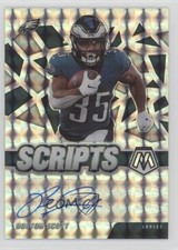 2021 Panini Mosaic Scripts Boston Scott #S-BS Auto 7eo