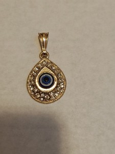 Authentic Evil Eye Gold Plated Pendant