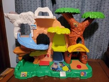 WORKS 2011 Fisher Price Little People Zoo Talkers tree house jungle set READ