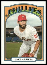 Jake Arrieta 2021 Topps Heritage #442 Philadelphia Phillies