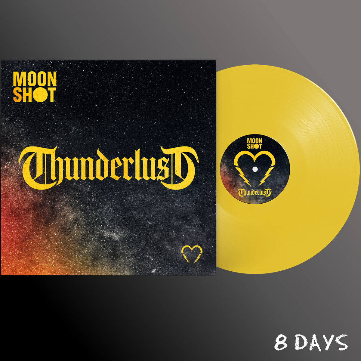 MOON SHOT - THUNDERLUST - Yellow Vinyl LP | Presale Ships By 18.9.26