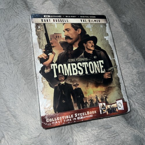 *READ* Tombstone SteelBook 4K UHD + Blu-ray +Digital NEW Val Kilmer SHIPS IN BOX