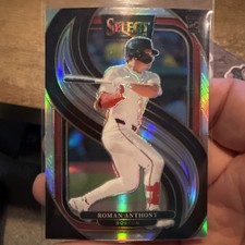 2025 Panini Select - Premier Level Roman Anthony #192 Silver Prizm (RC)