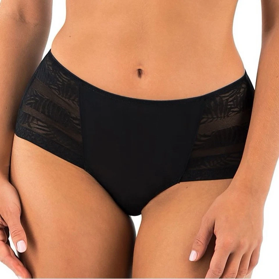 FANTASIE FL102451 DEVOTE FULL BRIEF PANTY 黑色 XL 码 BWOT — 第 2/4 张图片