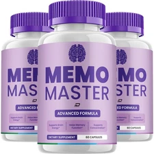 (3 Pack) Memo Master Supplement Capsules – Memo Master All Natural Memory