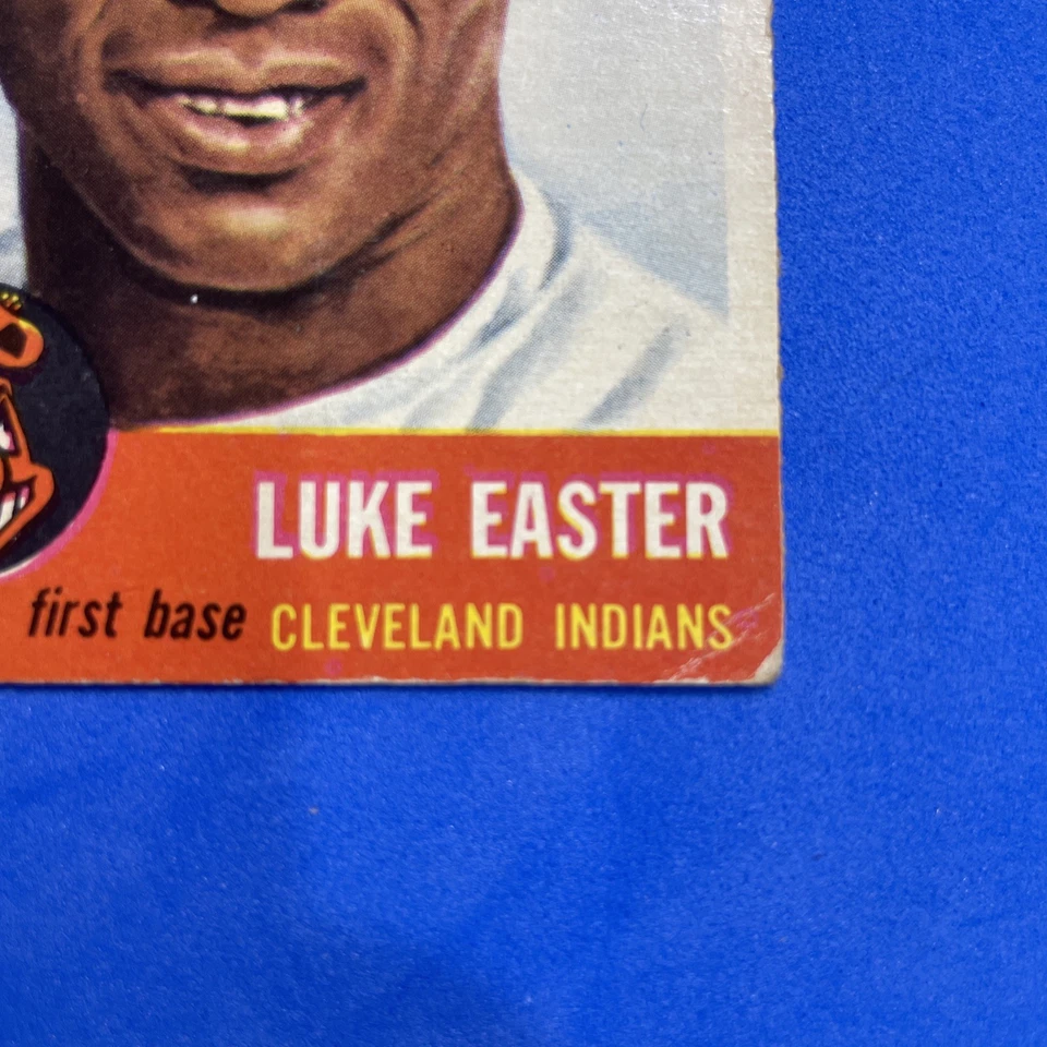 1953 Topps Luke Easter Cleveland Indians #2 - Image 3 of 4