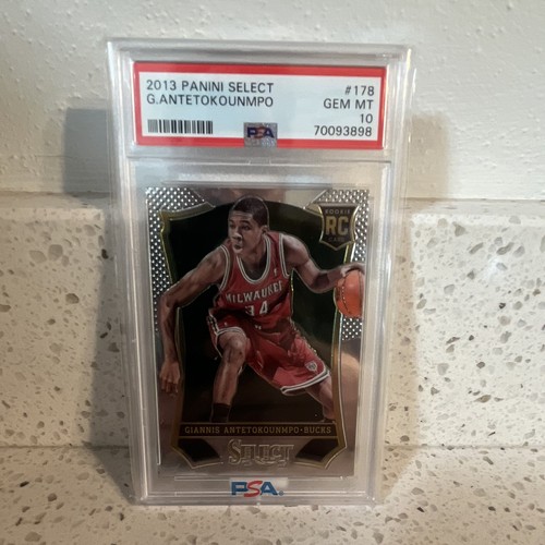 Panini Select 2013-14 Giannis Antetokounmpo Rookie #178 PSA 10 Bucks