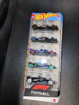 Hot Wheels 1:64 5-Car Pack Formula 1