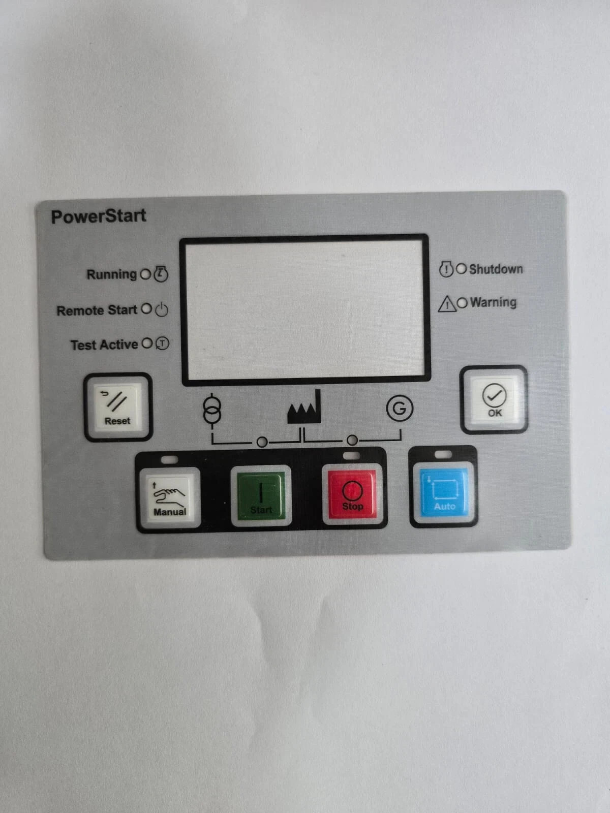CUMMINS PS0600 MEMBRANE STICKER; FOR PSO601, PSO602 CUMMINS DISPLAY (A054G527)