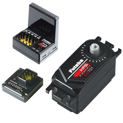 Futaba HPS-CD701 Servo W/ R404SBS-E Receiver W/ GYD560 Gyro Drift