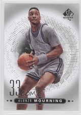 2014-15 SP Authentic Alonzo Mourning #2 HOF 0c4