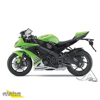 StompGrip Schwarz, Kawasaki ZX10R, 2008-10 ZX10R Ninja ZXT00E