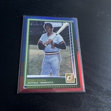 2025 Donruss Baseball - Tony Oliva - Red & Blue Foil #23 Twins