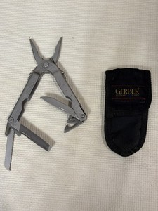 Gerber Multi-Tool Metal Blade & Handle with Sheath 2 Pieces