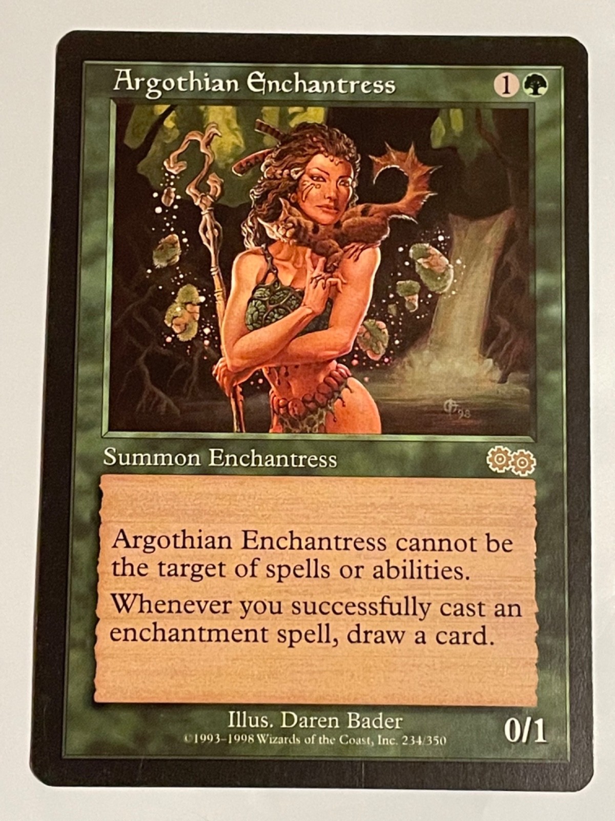 Argothian Enchantress Urza's Saga Regular NM/LP MTG
