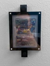 Top Loader UV Resistant Magnetic Display Case W/ Wall Mounts Pokemon Card Game