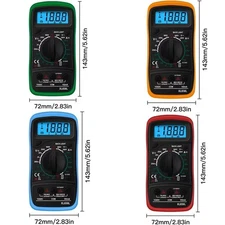 Digital Multimeter AC DC Voltmeter Ammeter Ohmmeter Volt Tester Meter XL830L USA
