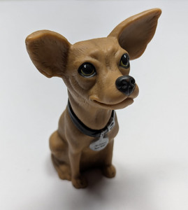 Vintage TACO BELL Chihuahua Dog Yo Quiero Figure Toy 4" Applause Dog Used