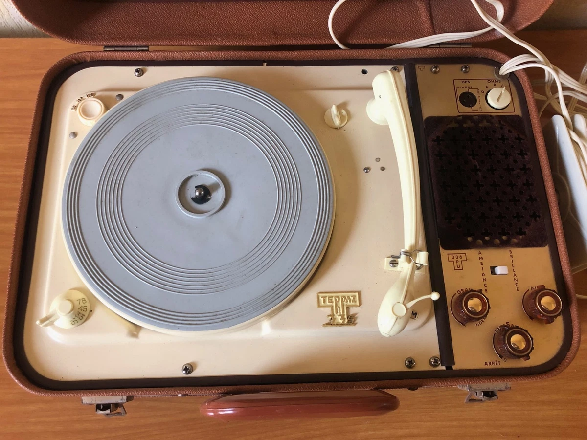 TEPPAZ 336 PU - TOURNE DISQUE VINTAGE