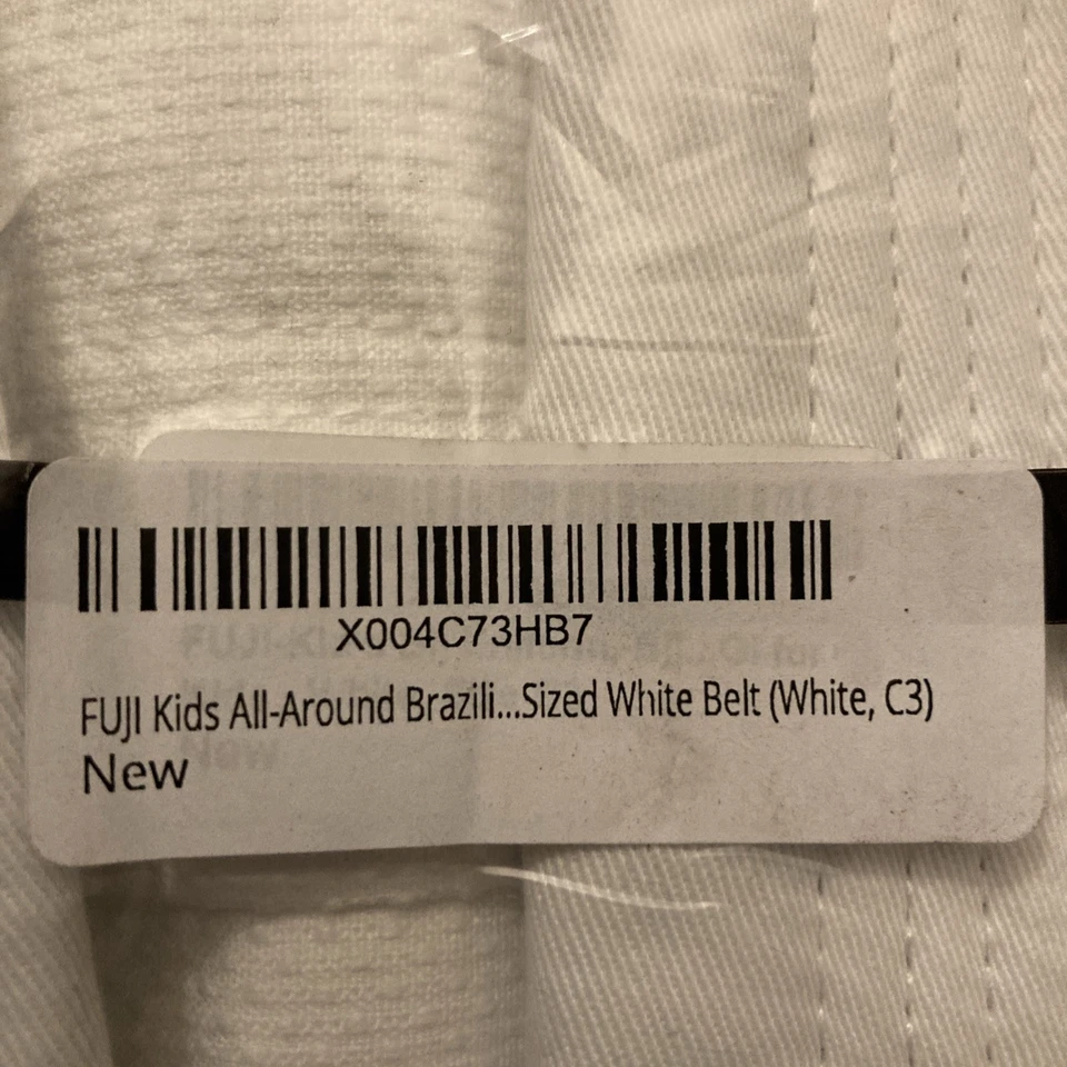 FUJI Kids All-Around BJJ Gi C3 – Brazilian Jiu Jitsu Uniform + White Belt NEW - Image 2 of 4