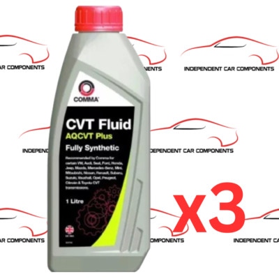 x3 COMMA AQCVT Plus Fluid - 1 Litre - AQCVTP1L