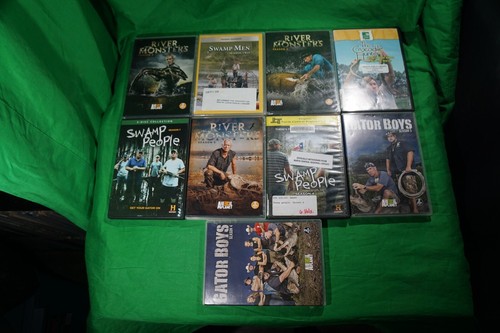 DVD Lot - River Monsters, Swamp People, Gator Boys Assorted Seasons - Foto 2 di 5