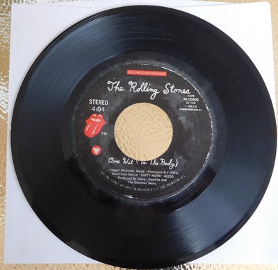 Rolling Stones 45 RPM Record-One Hit