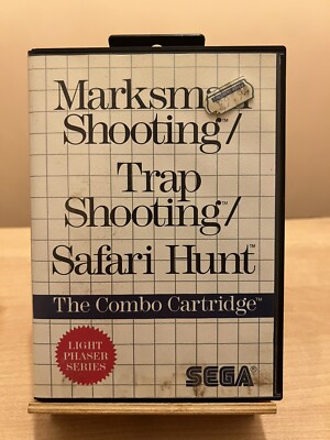 Master System☆MARKSMAN SHOOTING TRAP Sega Master System Game