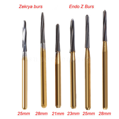 Dental Surgical Zekrya Endo-Z Carbide Tungsten Drill Gold Burr FG
