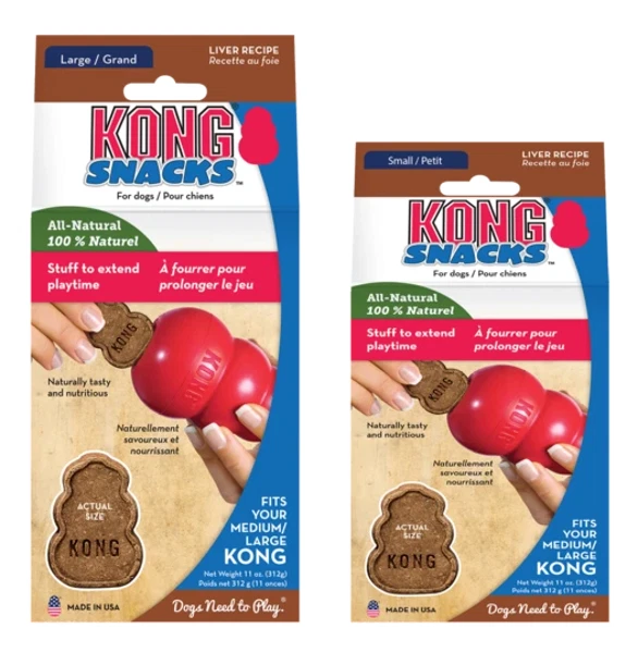 KONG Crispy Liver-Flavored Leckerli für Hunde L für Mediuma & Groß Spielzeug - Bild 1 von 4