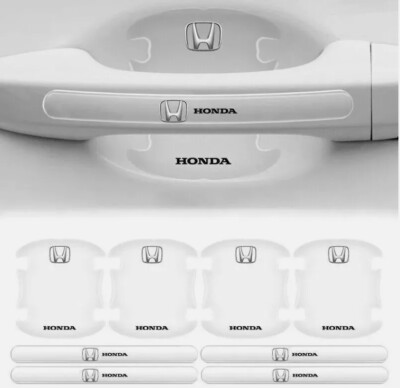 8PCS/SET Invisible Car Door Handle Bowl Anti-Scratch Protector Sticker For Honda