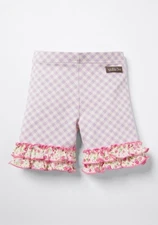 NWT Girls Matilda Jane Enchanted Garden Maddie Gingham Shorts Shorties size 6