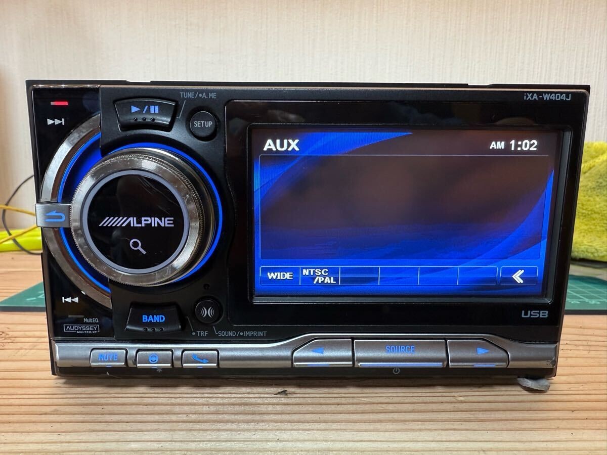 ALPINE iXA-W404J 2DIN Car Audio 4.3 in AUX RCA USB Operation