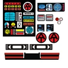 Vintage/Classic Style Gi Joe Adventure Team Trouble Shooter Sticker Set Repro