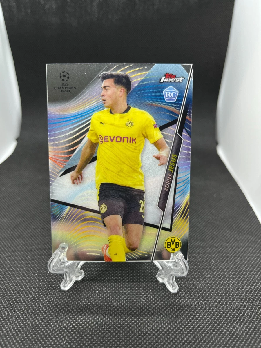 2020-21 Topps Finest UEFA CL Reinier Jesus Rookie RC #89 Dortmund N78