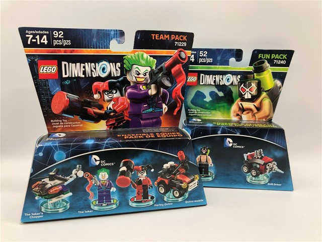 New/ Lego Dimensions DC Comics Sets 71229 &71240 Joker Harley Quinn Bane for sale online | eBay