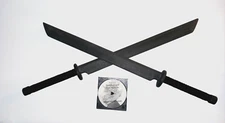 PRACTICE SWORD Ninja Polypropylene Training Ninja-to Japanese Ronin Custom DVD