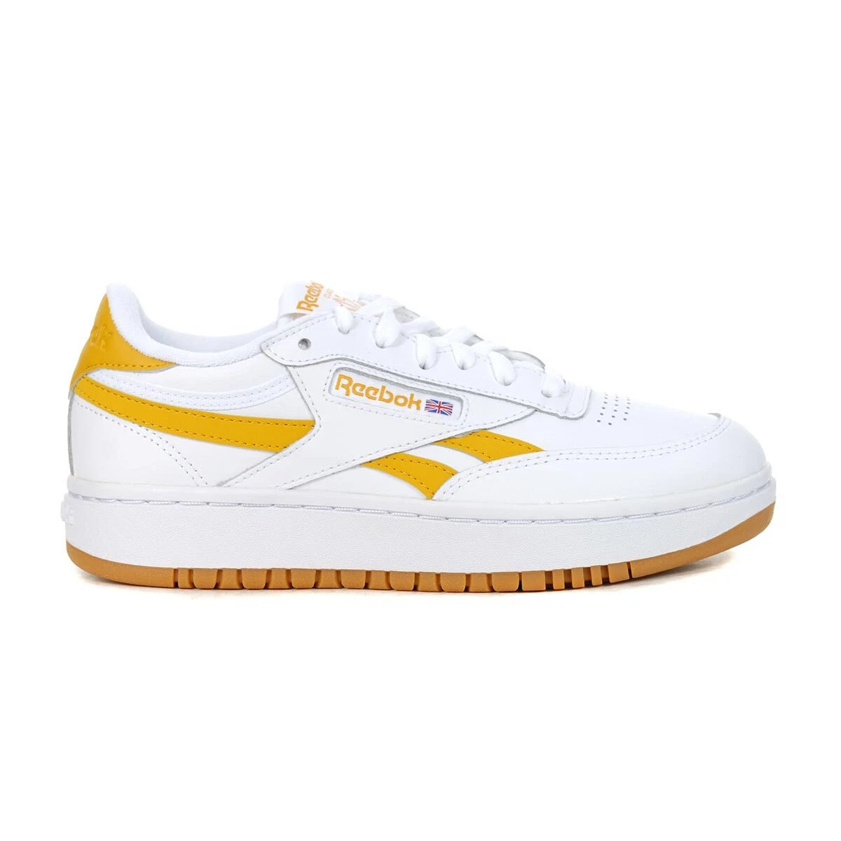 REEBOK Club C Revenge Womens Shoes - WHITE/YELLOW