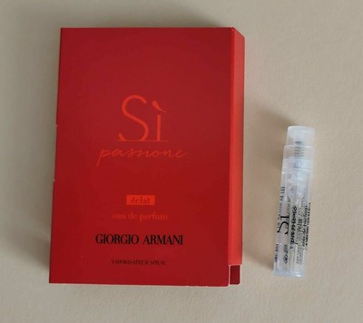 Giorgio Armani Sì Si Passione eclat Eau de Parfum EdP 1,2ml Pröbchen Parfümprobe