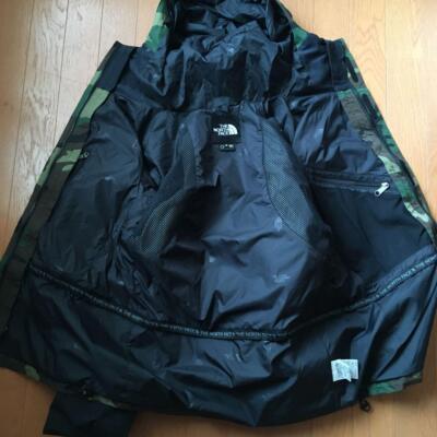 The North Face Mountain Jacket GORE-TEX Black Camouflage size S