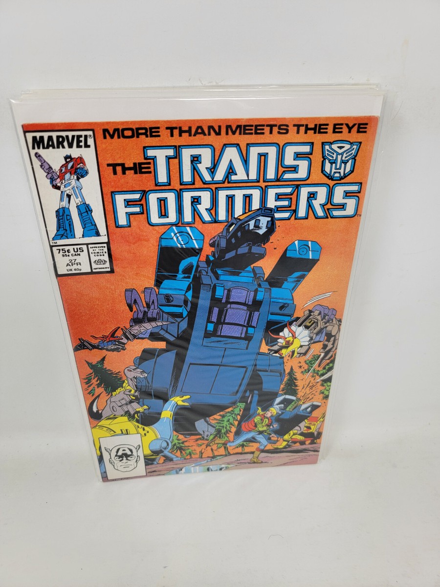 TRANSFORMERS (1984) #27 1987 Marvel 8.0 1st App Trypticon Herb