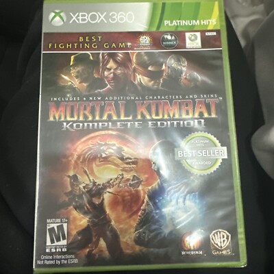 Mortal Kombat Komplete Edition Xbox 360 Platinum Hits - Brand New Sealed