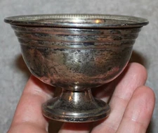 ANTIQUE STERLING SILVER M. FRED HIRSCH CO. FRUIT OR SHERBET BOWL 