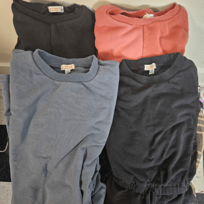 Lot of 4 Tottini Long Sleeve Dress Girls' Multicolor Size 12 Modest