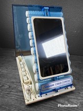 Vintage Sunbeam Curler Console Model 62-8G 20 Hot Roller Set w/ Mirror CLIPS