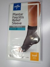Medline Plantar Fasciitis Relief Sleeve-Small-Black-NEW