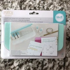 We R Memory Keepers Punch Board Planner Paper Punch Adjustable Crafting New