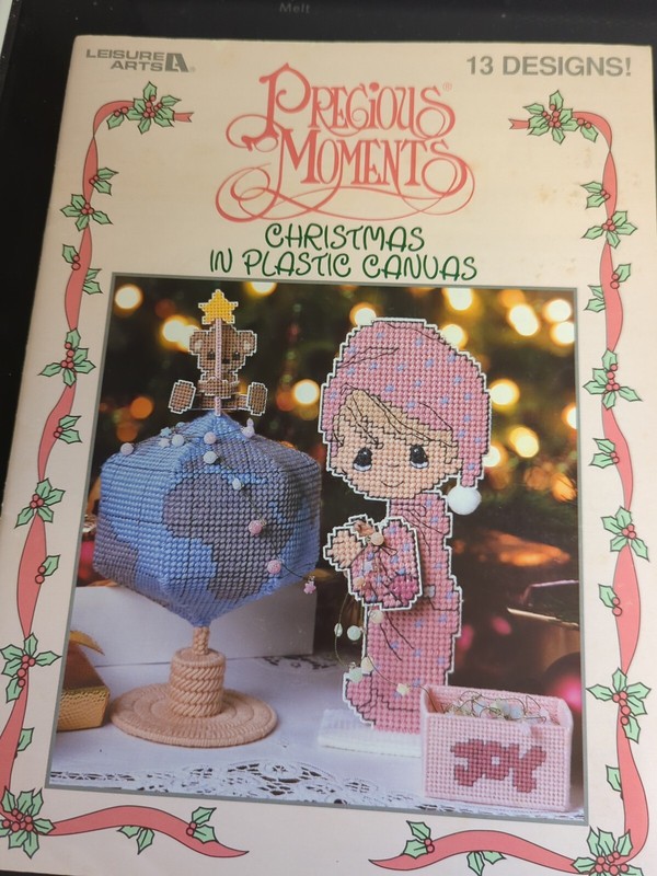 Precious Moments Christmas Plastic Canvas Pattern Leaflet 1804 Nativity Ornament