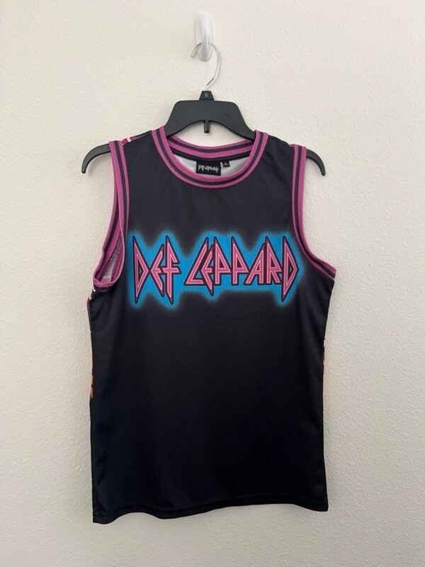 Def Leppard (Small-Sized Graphic Design Print Multicolored Sleeveless Jersey)